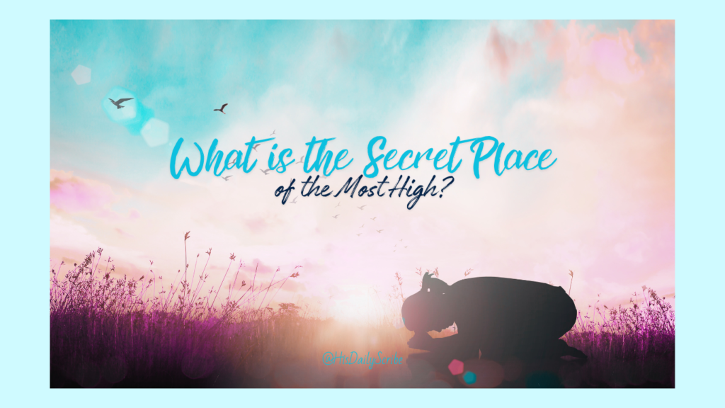 Find Peace Amidst the Chaos: Unlocking the Sanctuary of the Secret Place 2 a woman bent over in prayer in a field of flowers