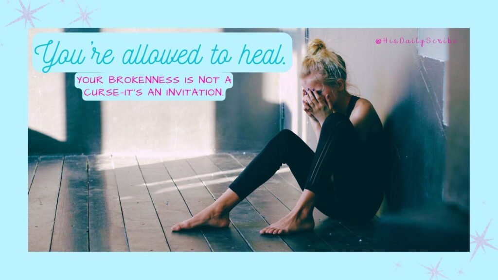 Planted With Purpose: Rooting Your Identity in Christ Before You Rise 7 Woman sitting against a wall in tears, symbolizing brokenness and healing.